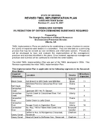 REVISED TMDL IMPLEMENTATION PLAN OGEECHEE RIVER BASIN Revision 01; June 15, 2007