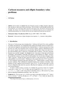 Carleson Measures and Elliptic Boundary Value Problems 3
