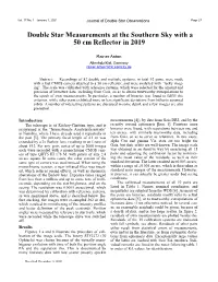 Journal of Double Star Observations V5