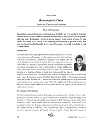 Ramanujan's Circle