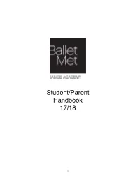 Student/Parent Handbook 17/18