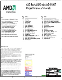 AMD Socket AM2 with AMD M690T Chipset Reference Schematic D D