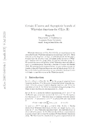 Certain L^ 2-Norm and Asymptotic Bounds of Whittaker Function for GL