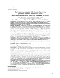 Risk Factors Associated with the Development