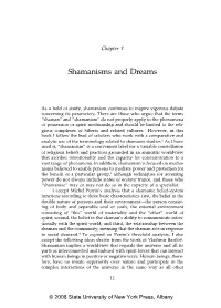 Shamanisms and Dreams