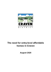 The Need for Entry-Level Affordable Homes in Craven