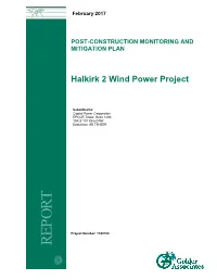 Attachment H H2 Postconstructionmonitoringmitigationplan