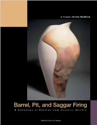 Barrel, Pit, and Saggar Firing a Collection of Articles from Ceramics Monthly