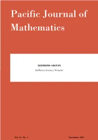 Dedekind Groups