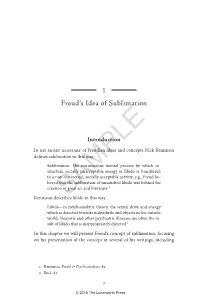 Freud's Idea of Sublimation