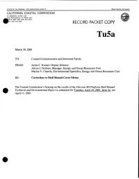 Shell Mounds Environmental Review Volume