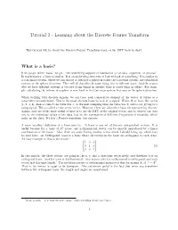 The Discrete Fourier Transform