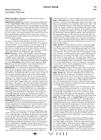 29 Ulrich Seidl Interviewed by Jonathan Thomas