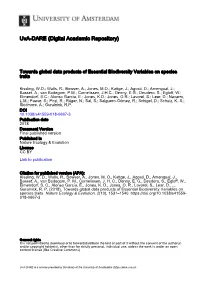 S41559-018-0667-3 Publication Date 2018 Document Version Final Published Version Published in Nature Ecology & Evolution License CC by Link to Publication