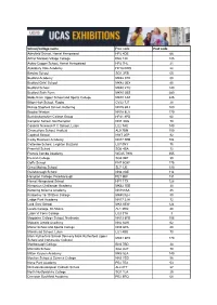 School/College Name Post Code
