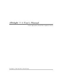 3Delight 11.0 User's Manual