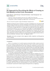 An Approach for Describing the Effects of Grazing on Soil Quality in Life