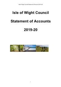 Isle of Wight Council Statement of Accounts 2019-20