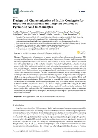 Design and Characterization of Inulin Conjugate for Improved Intracellular and Targeted Delivery of Pyrazinoic Acid to Monocytes