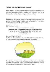 Joshua and the Battle of Jericho