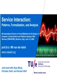 Service Interaction: Patterns, Formalization, and Analysis