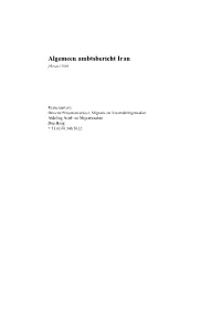 Algemeen Ambtsbericht Iran Februari 2006