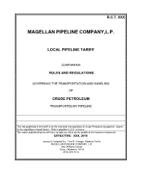 Magellan Pipeline Company,L.P
