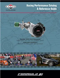 Racing Performance Catalog & Reference Guide