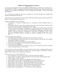 Summer Reading 12 AP
