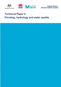 Technical Paper 6 Flooding, Hydrology and Water Quality