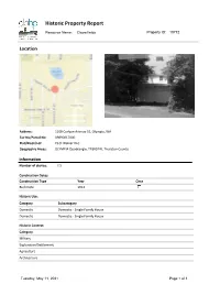 Historic Property Report