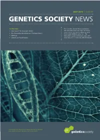 Issue 69 of the Genetics Society Newsletter