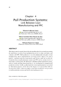 Pull Production Systems: Link Between Lean Manufacturing and PPC