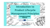 Introduction to Product Lifecycle Management Principles
