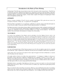 Introduction to the Rules of Town Meeting