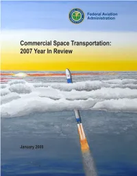 Commercial Space Transportation Year in Review