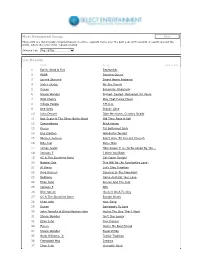 Most Requested Songs List Results