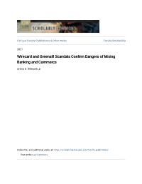Wirecard and Greensill Scandals Confirm Dangers of Mixing Banking and Commerce