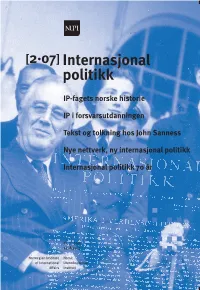 Internasjonal Politikk [2·07]