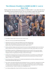 The Ultimate Checklist to HOME ALONE 2: Lost in New York