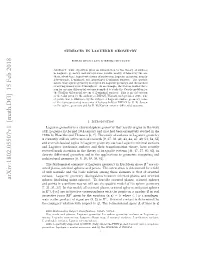 Arxiv:1802.05507V1 [Math.DG]