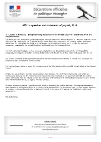 Bills: Preparatory and Various Measures