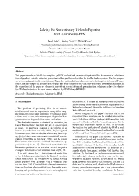 Solving the Nonstationary Richards Equation with Adaptive Hp-FEM