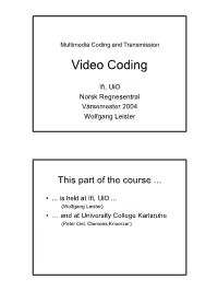 Video Coding
