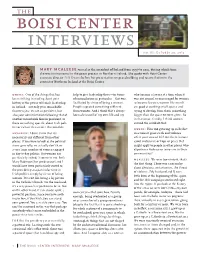 Boisi Center Interviews No
