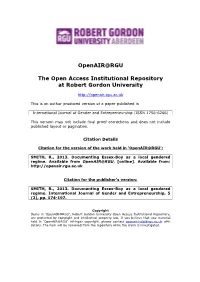 Openair@RGU the Open Access Institutional Repository at Robert
