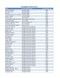 Complete Directory
