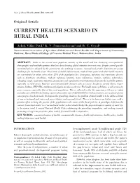 Current Health Scenario in Rural India