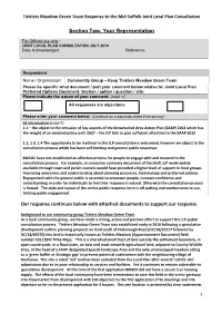 Section Two: Your Representation