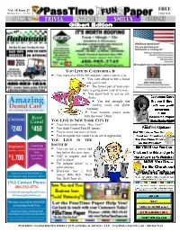 Vol. 18 Issue 21 YOU LIVE in CALIFORNIA IF You Make Over